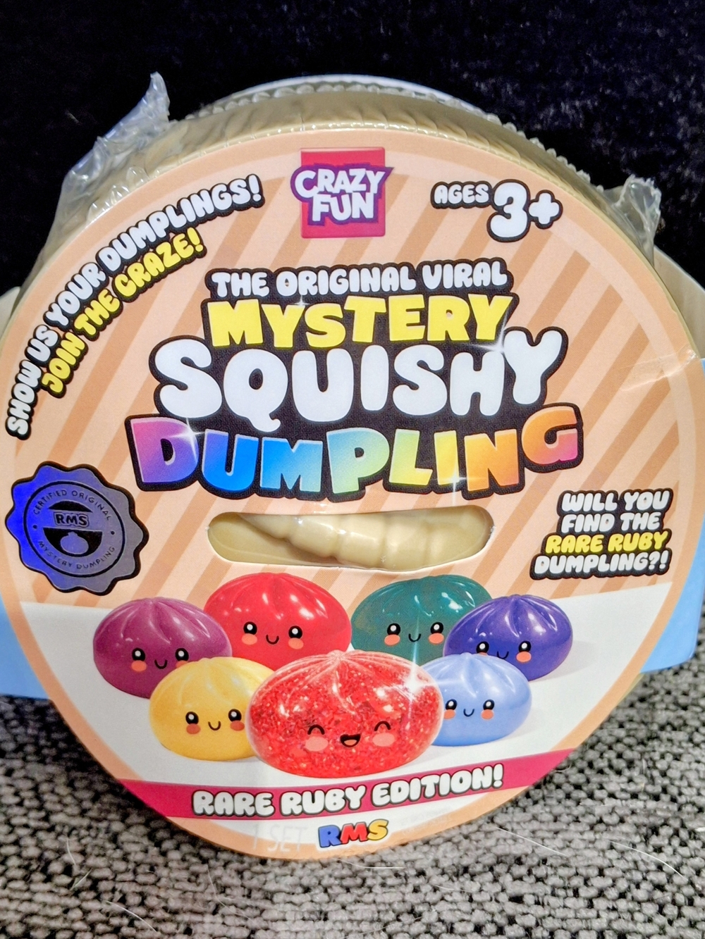 Mystery Squishy Dumpling - Rare Ruby Edition